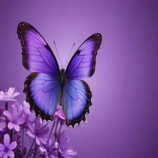 butterfly purple background