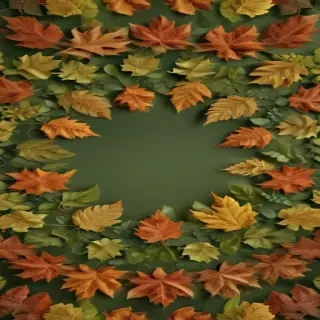 leaf circle