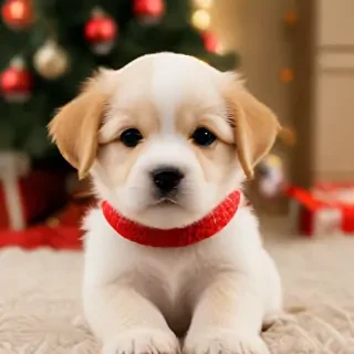 christmas puppy desktop backgrounds