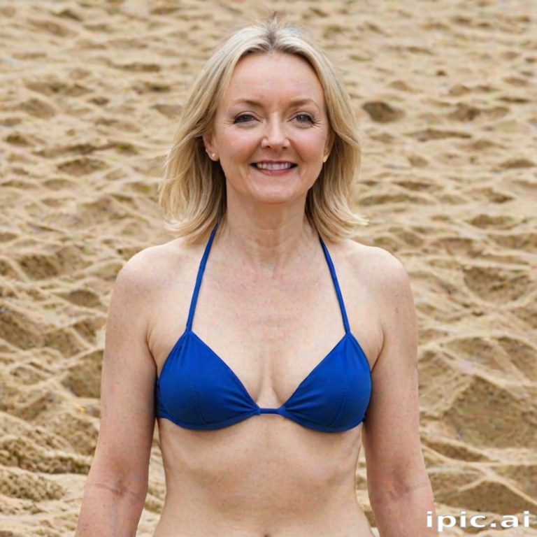 liz truss in bikini