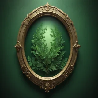 green background aesthetic