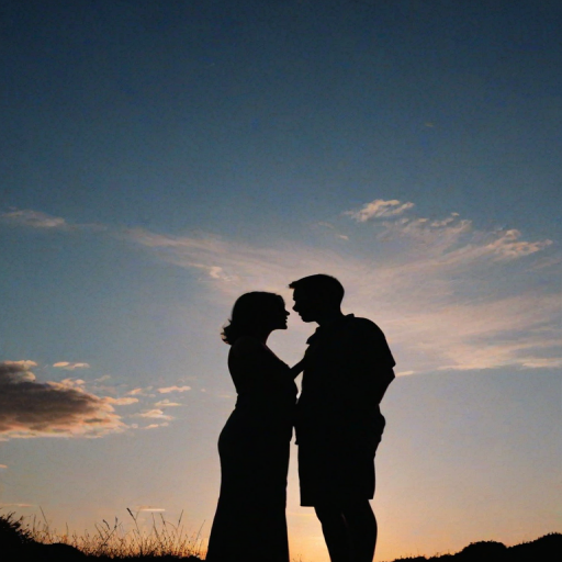 couple silhouette