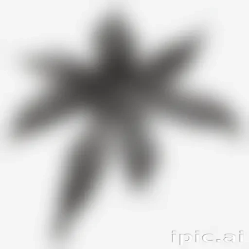 clipart of leaf black and white