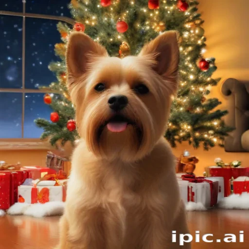 christmas wallpaper dogs