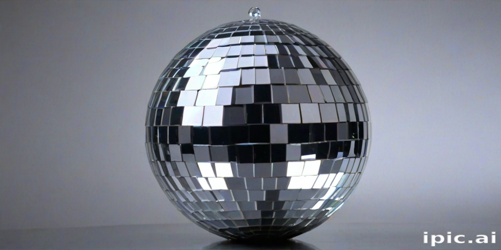 transparent disco ball