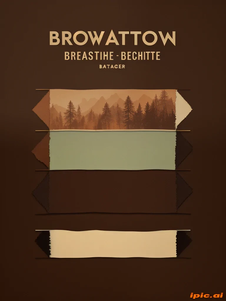 brown aesthetic banner