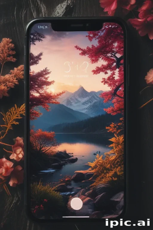 lockscreen aesthetic wallpaper iphone