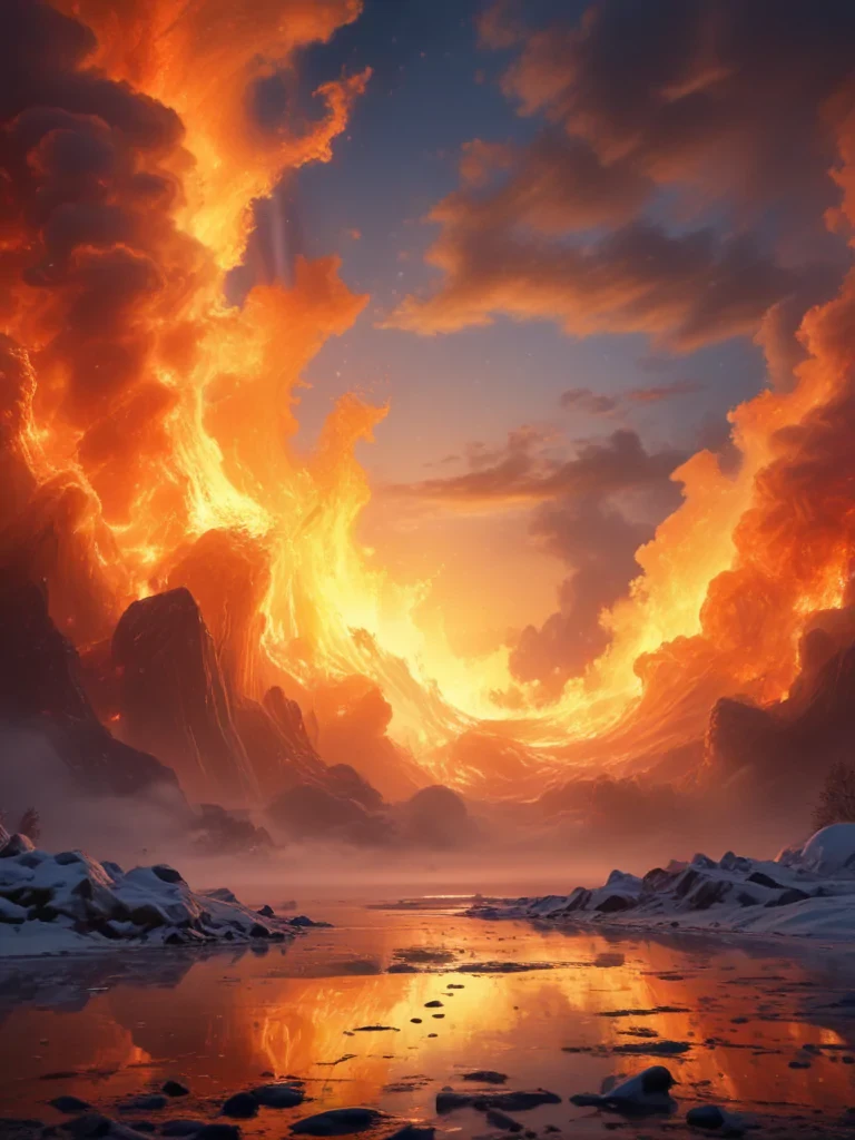 january background