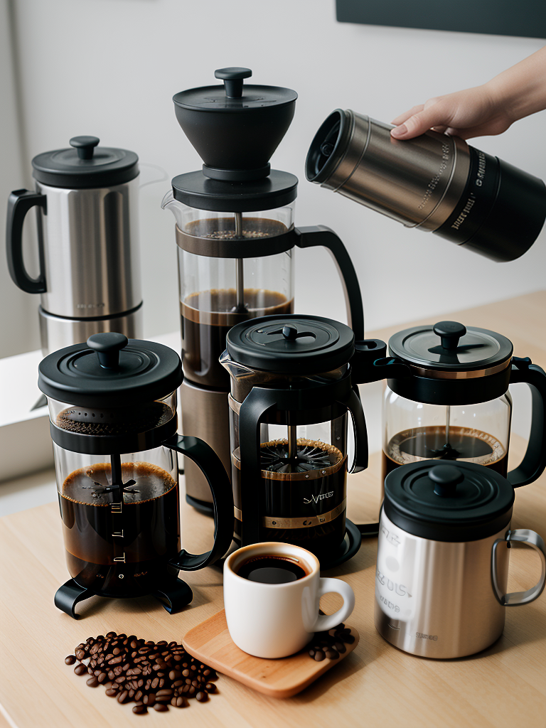 travel mug with coffee press