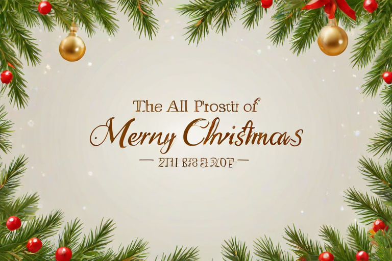 merry christmas transparent