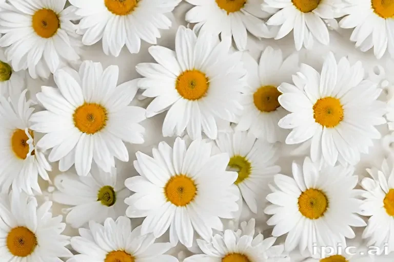 flower white background