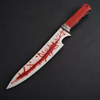 bloody knife aesthetic