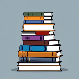 book stack clip art
