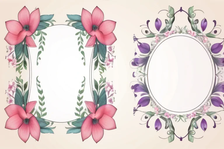 floral frames