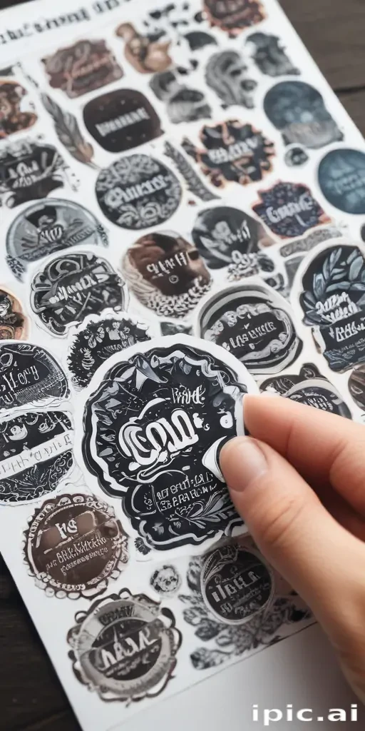 aesthetic stickers printable