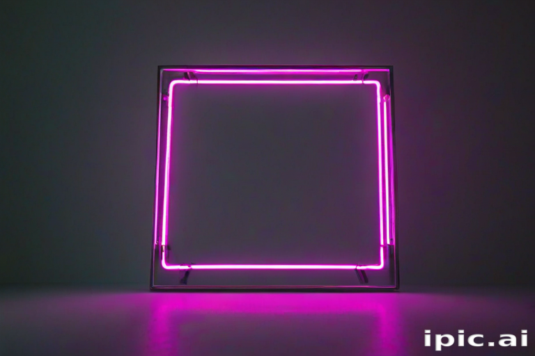 neon frame