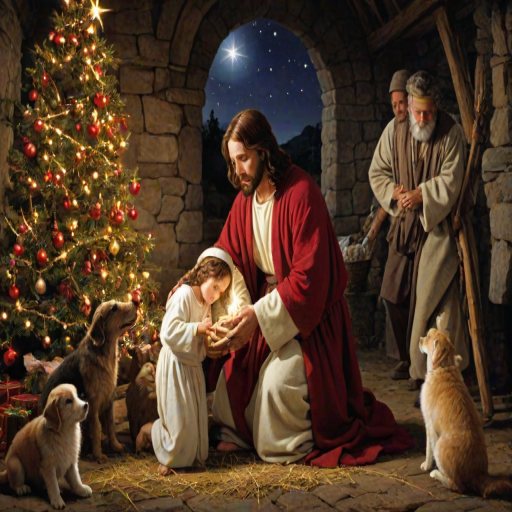 jesus at christmas images