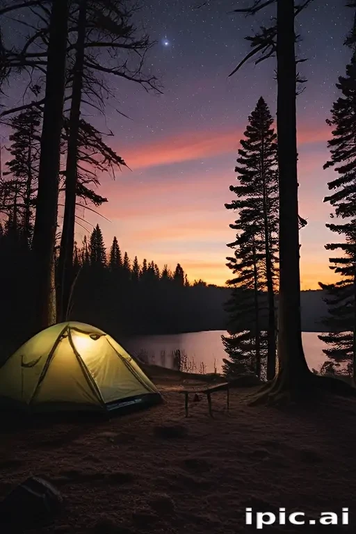 camping background pic