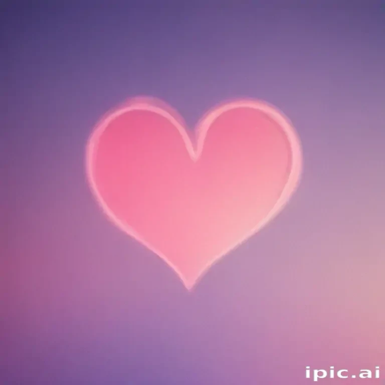 blurry heart wallpaper