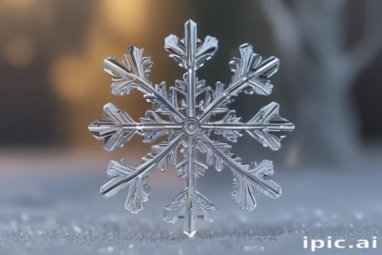 transparent snowflakes
