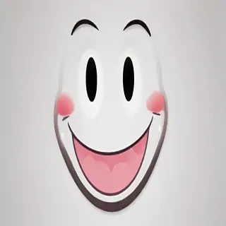 happy face transparent