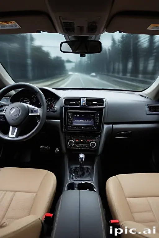 inside a car background
