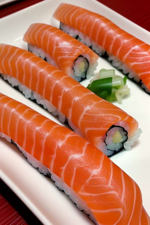 how salmon is served in nigiri sushi nyt