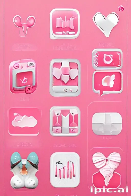pink home screen