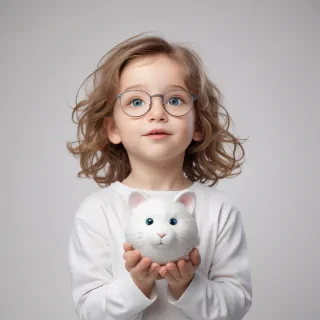 white background