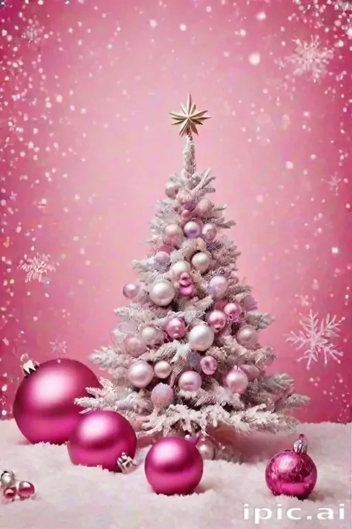 christmas wallpaper pink