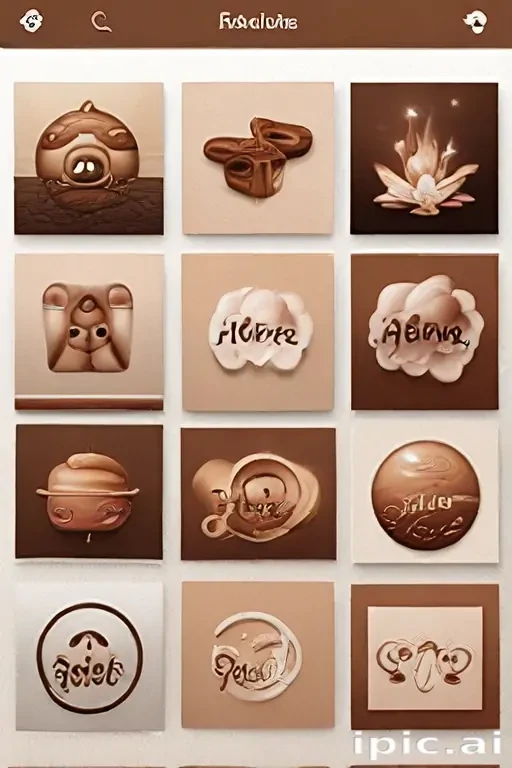 aesthetics brown instagram highlight icons