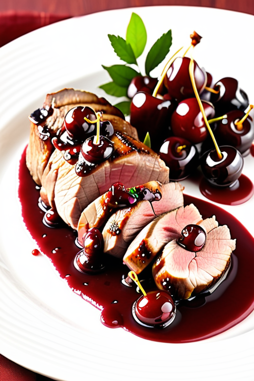 pork tenderloin with cherry sauce
