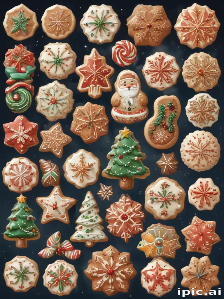 clip art christmas cookies