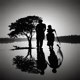 couple silhouette