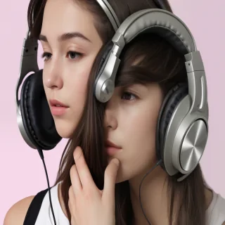 headphones background