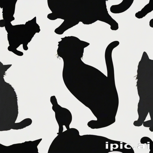cat silhouette png