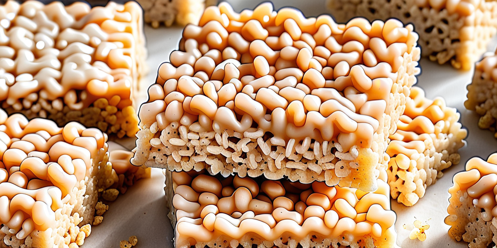 sheet of rice crispy treats