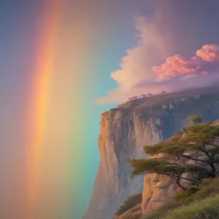 pastel rainbow