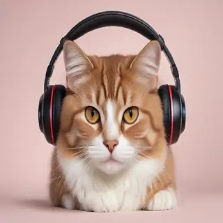 cat headphones png