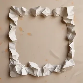 crumpled paper overlay