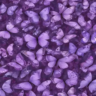 purple butterflies
