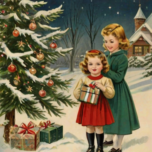 vintage christmas image