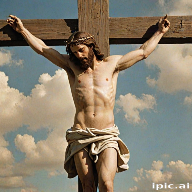 pictures of jesus on a cross