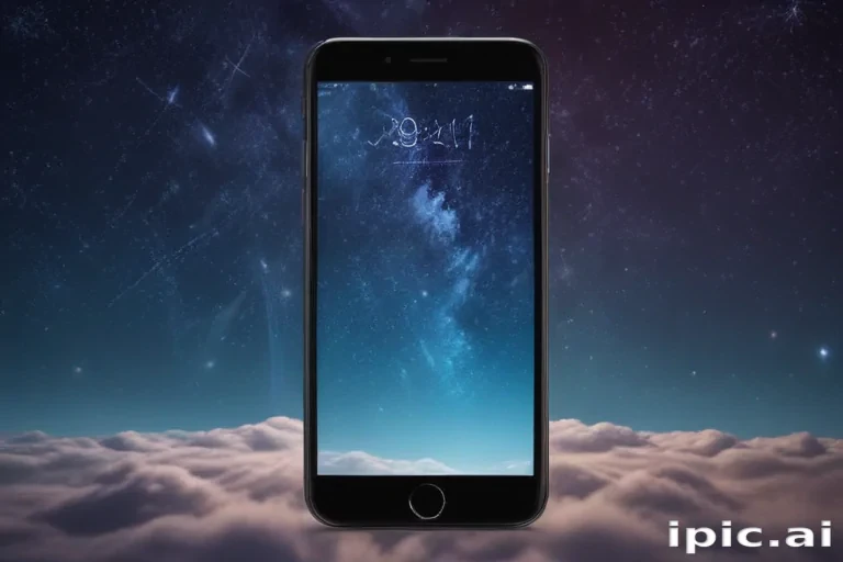 starry background iphone