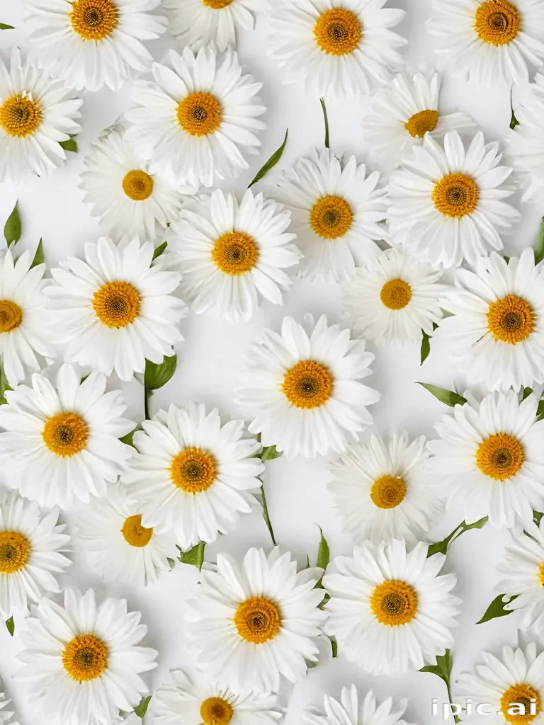 flower white background
