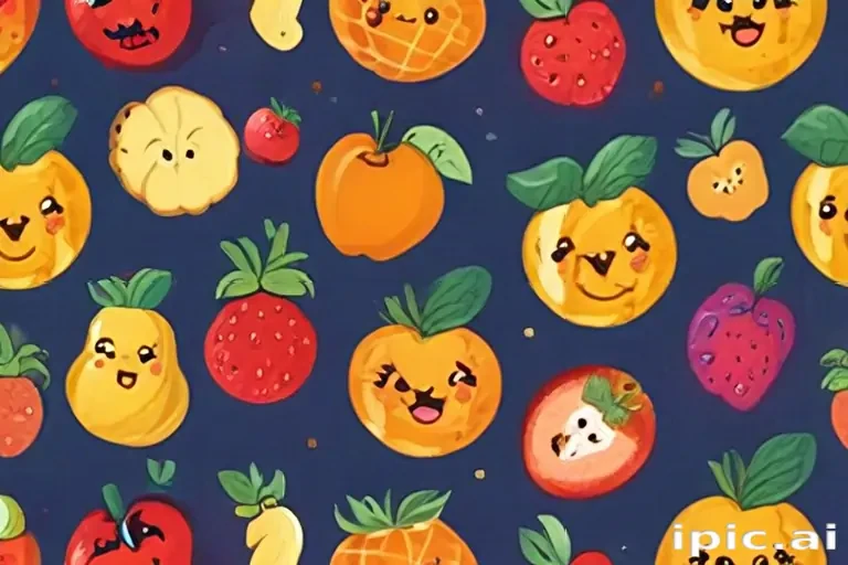 cartoon fruit