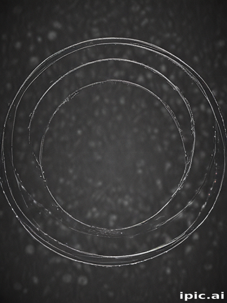 Abstract Design Featuring Concentric Circles on a Dark Textured Background