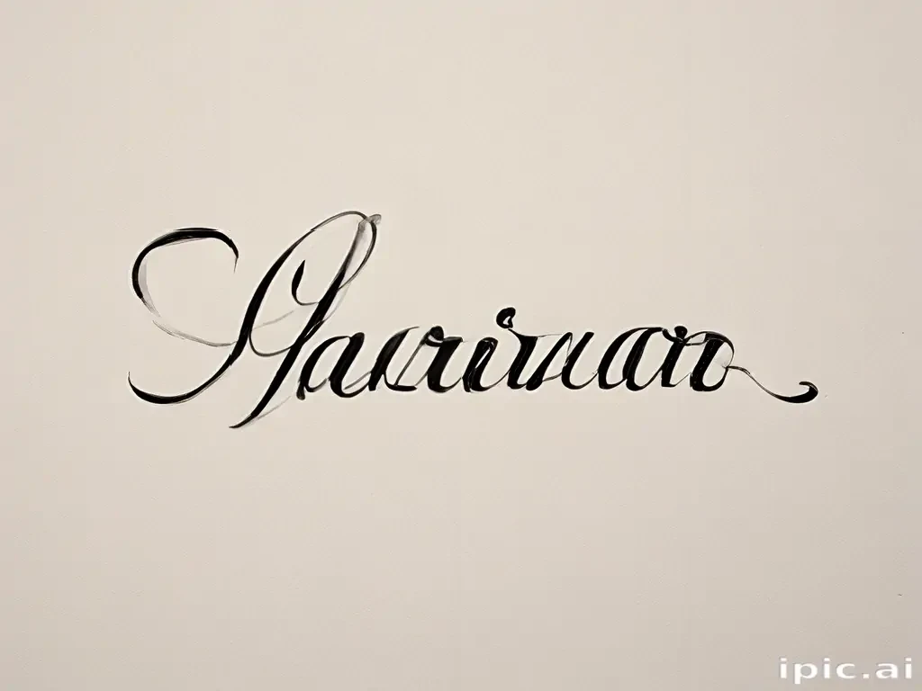 laura in cursive
