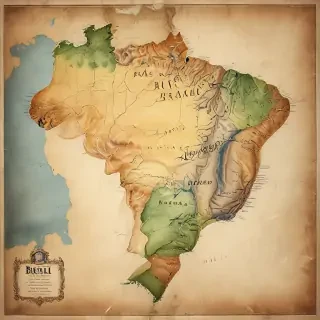 map of brazil