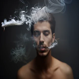 smoking transparent background